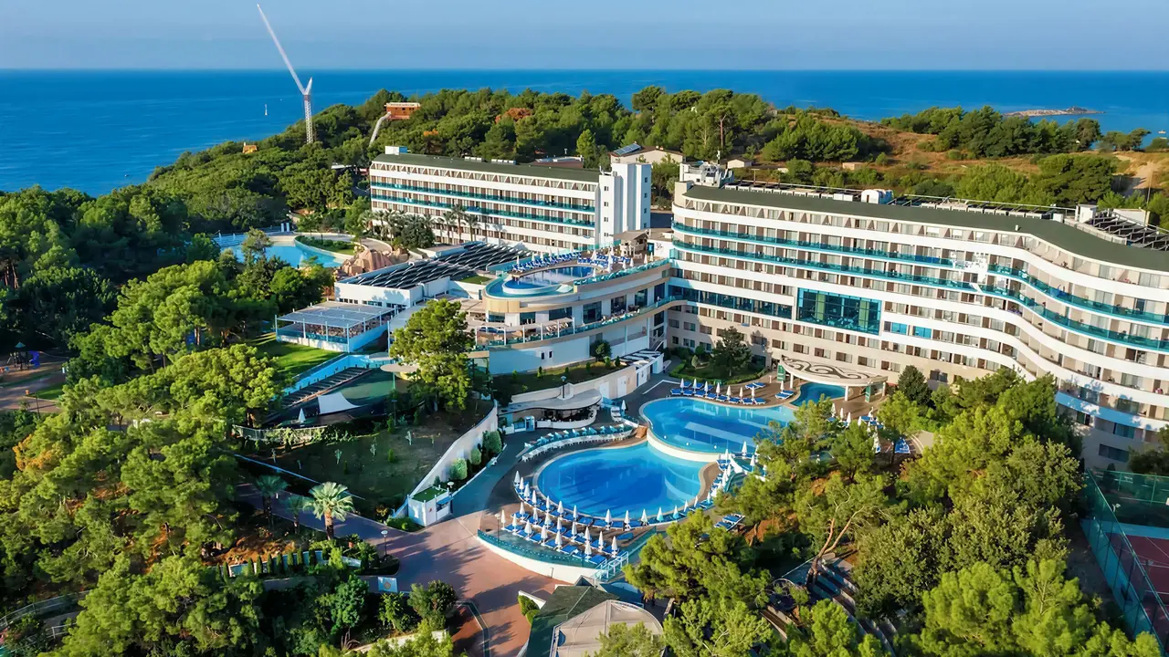 Widok z lotu ptaka na kompleks A Good Life Utopia Family Resort