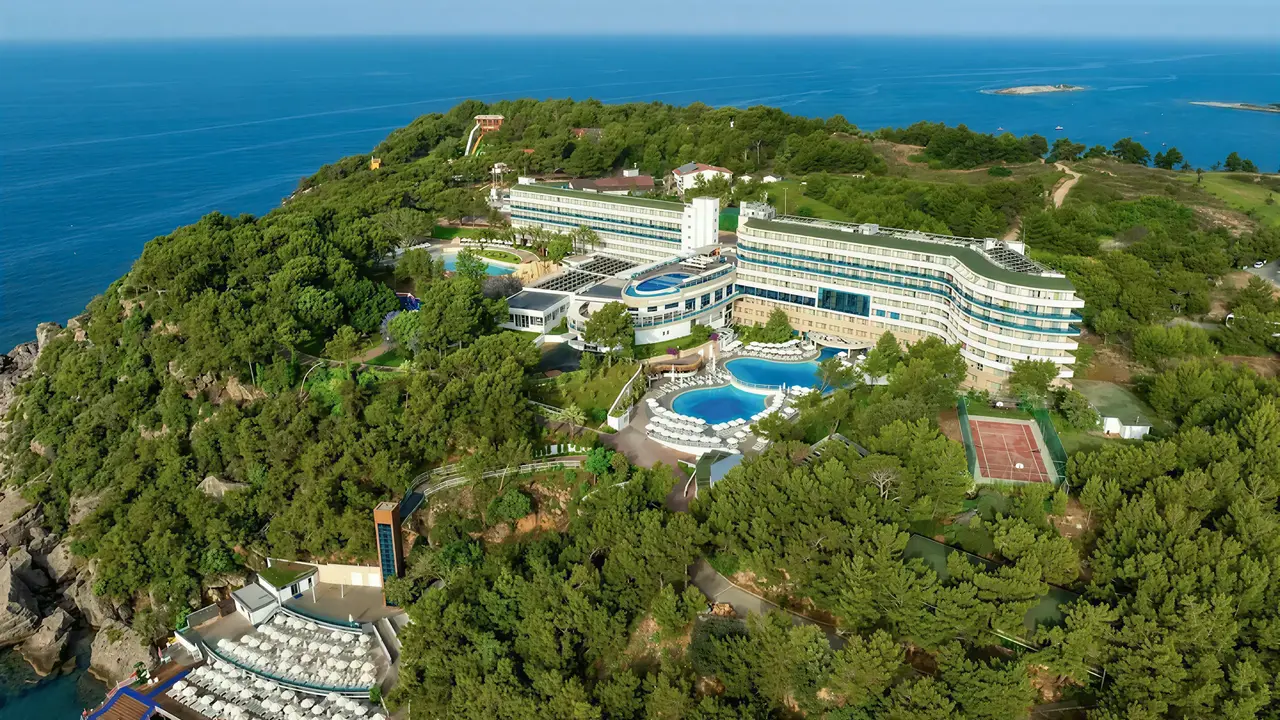 Widok z lotu ptaka na A Good Life Utopia Family Resort