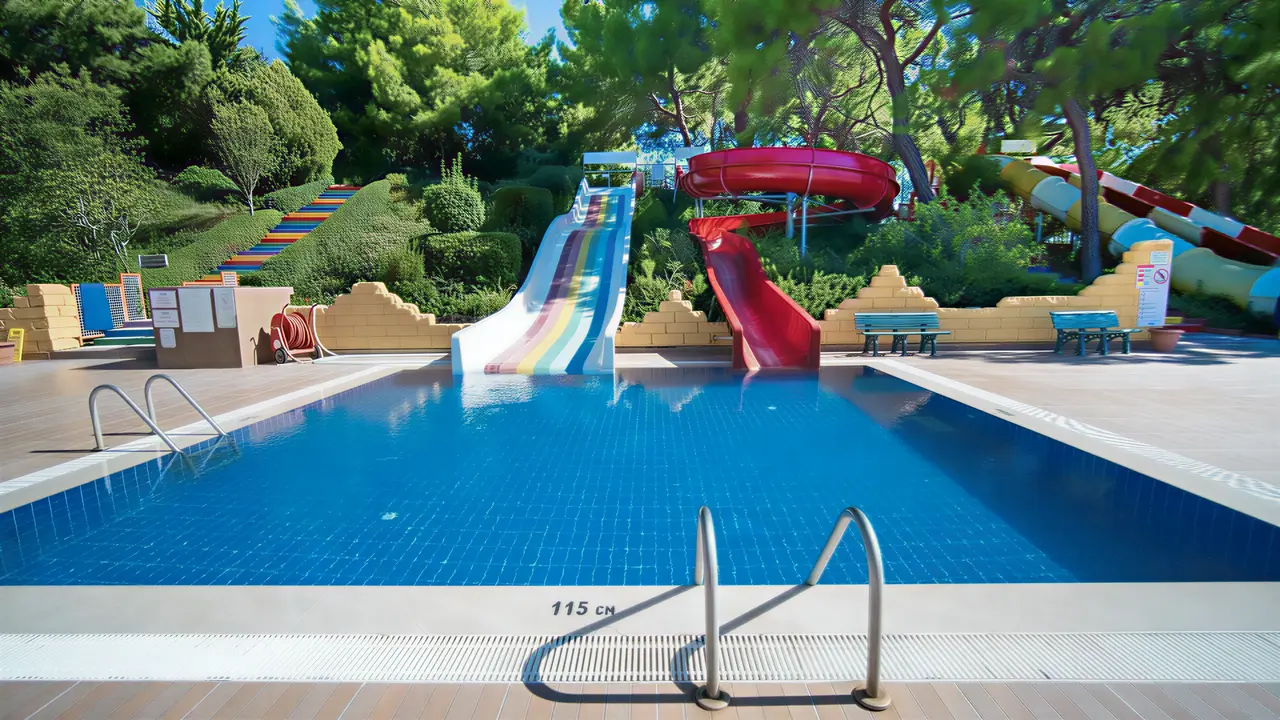 Zjeżdżalnie wodne w A Good Life Utopia Family Resort