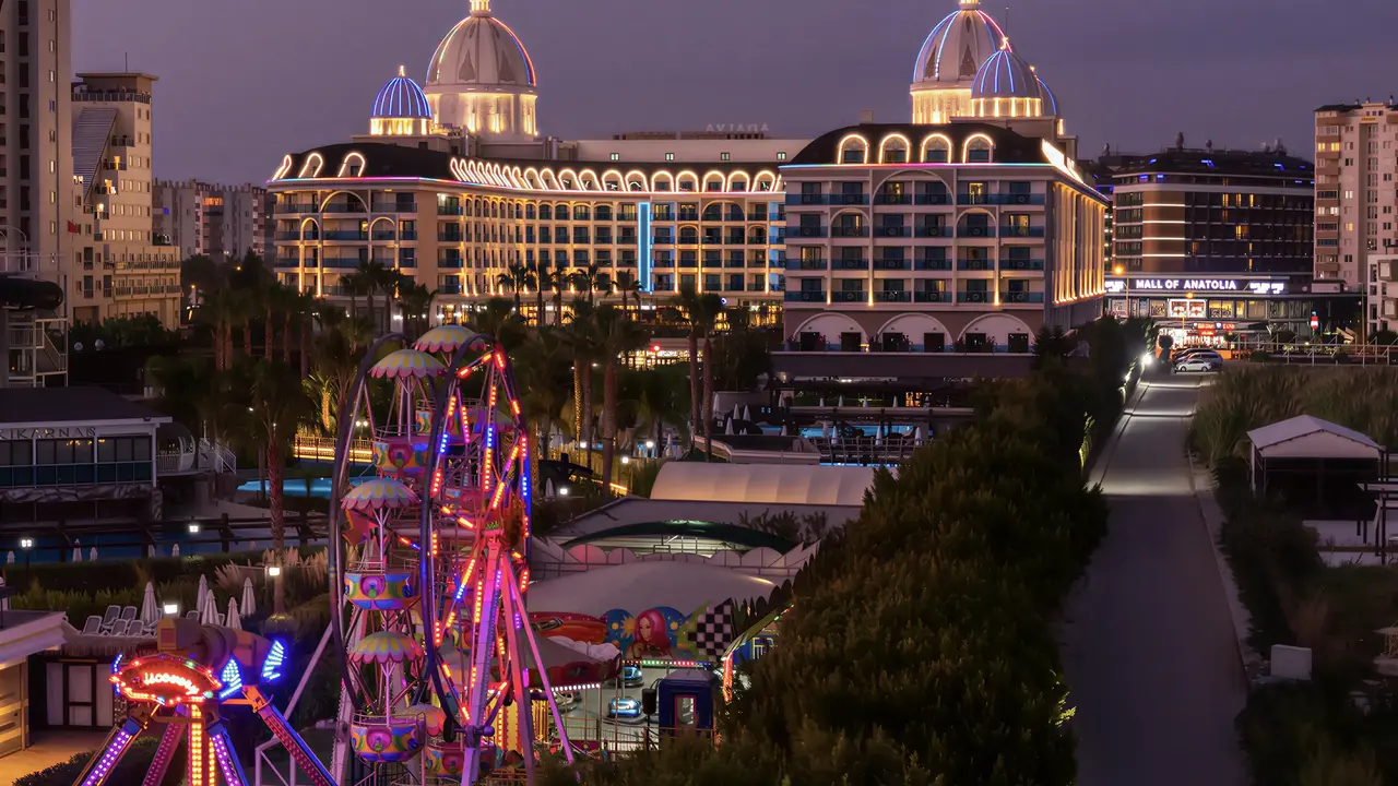 Park rozrywek przy hotelu Adalya Elite Lara