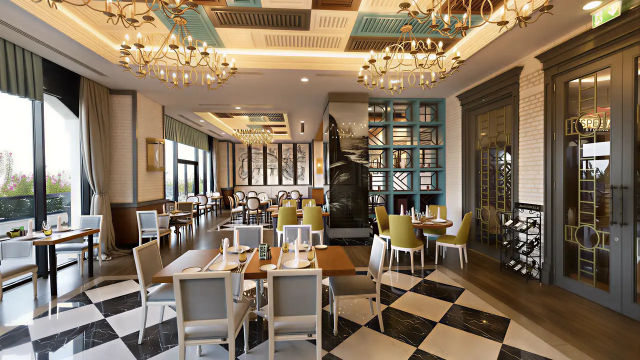 Wnętrze restauracji w Adalya Elite Lara