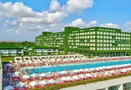 Widok na kompleks hotelowy Adam & Eve