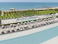 Widok na kompleks hotelowy Adam & Eve