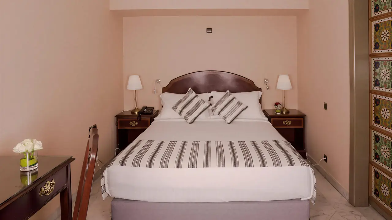 Pokój z łóżkiem w hotelu Agadir Beach Club