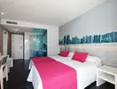 Pokój z łóżkami w Agua Azul