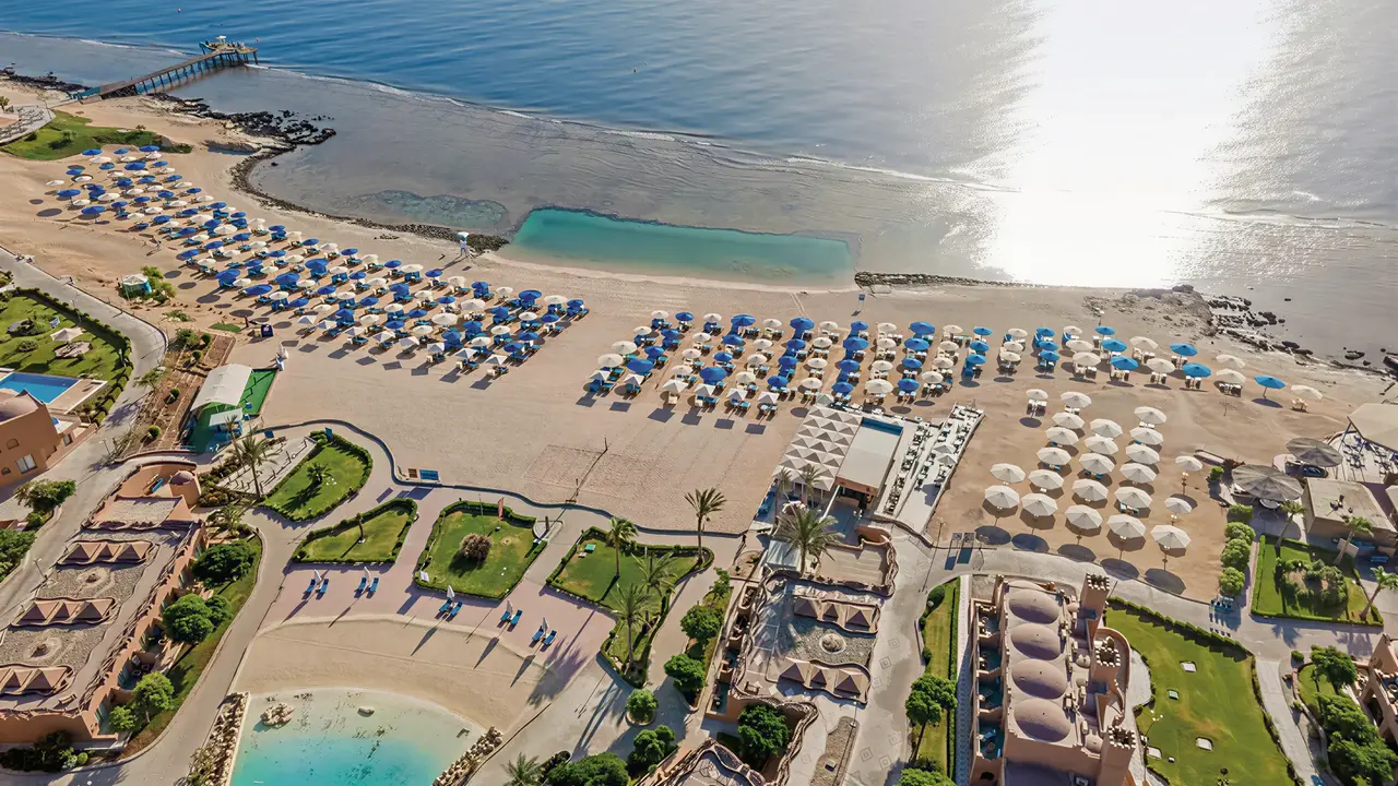 Widok z lotu ptaka na Akassia Swiss Resort