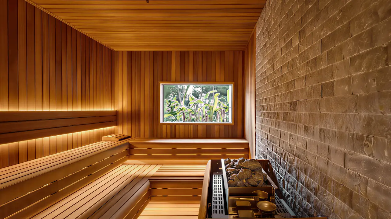 Sauna w hotelu Akka Antedon