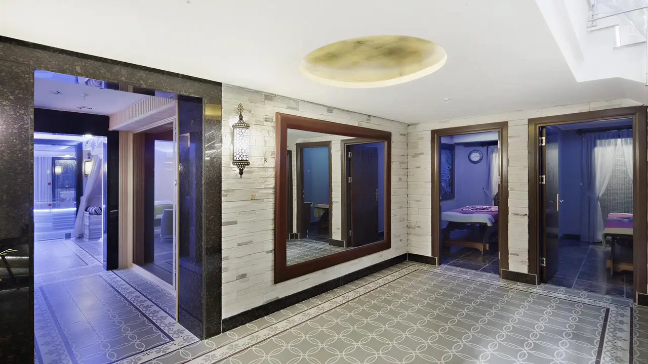 Wnętrze strefy spa w Alaiye Kleopatra
