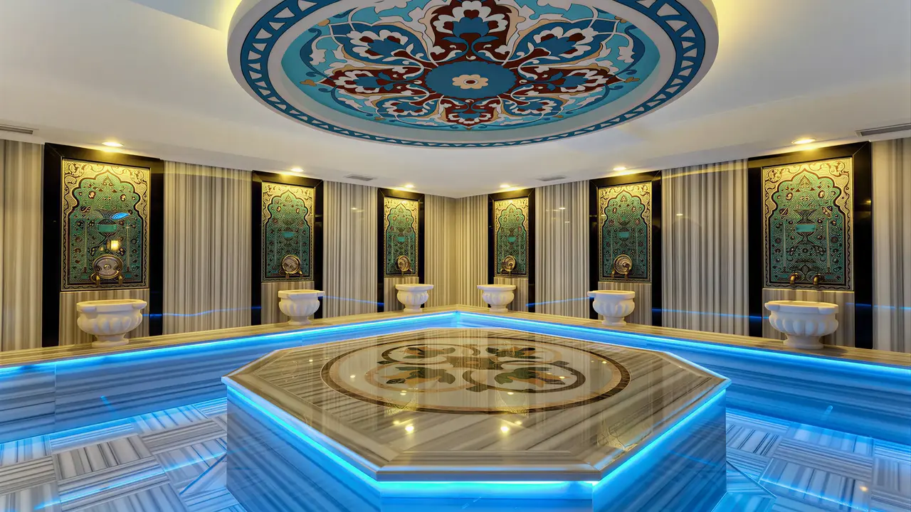 Wnętrze strefy spa w Alaiye Kleopatra