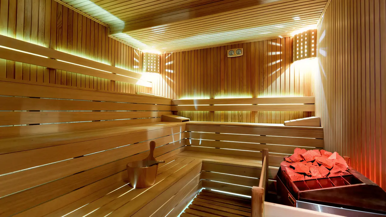 Drewniana sauna w Alaiye Kleopatra