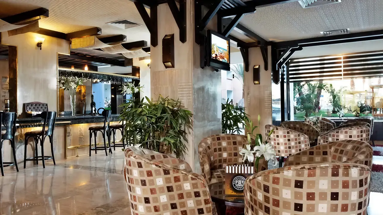 Bar i strefa wypoczynku w Albatros Beach Resort