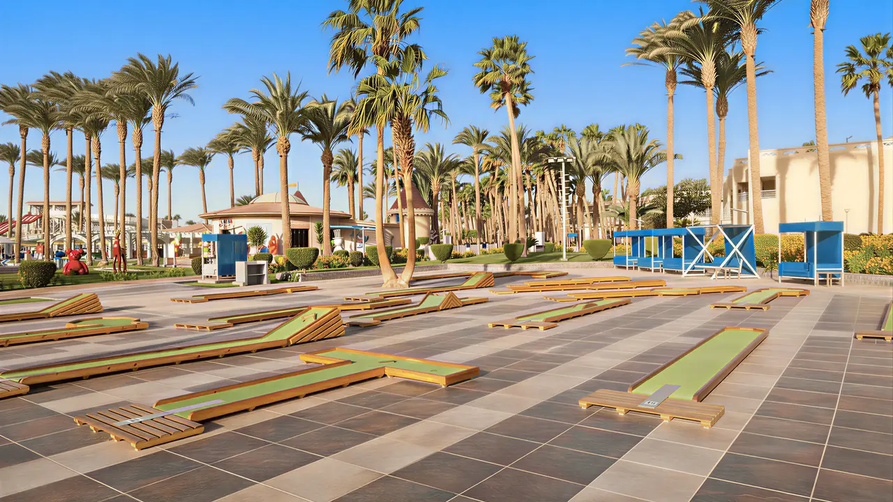 Minigolf w ogrodzie Albatros Beach Resort