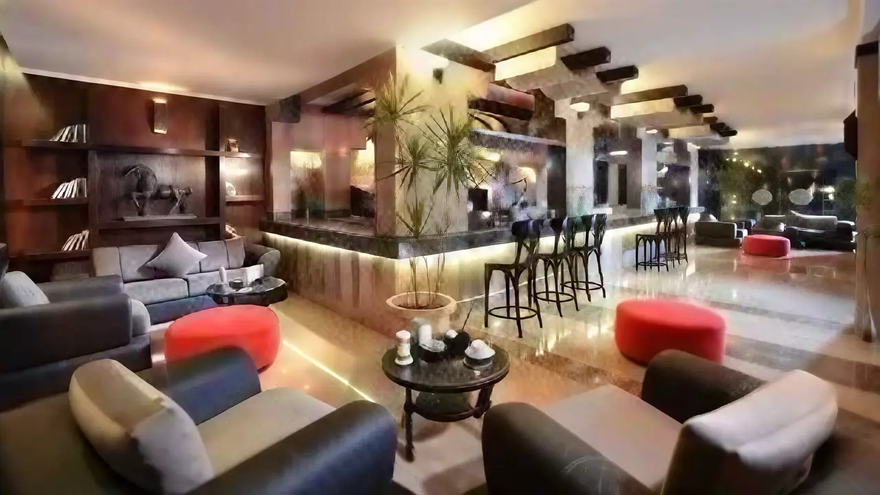 Nowoczesny bar w hotelu Albatros Beach Resort