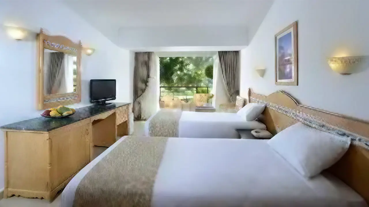 Pokój z dwoma łóżkami w Albatros Beach Resort