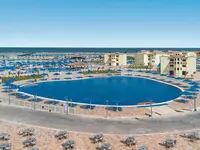 Widok na kompleks hotelowy Albatros Makadi Resort