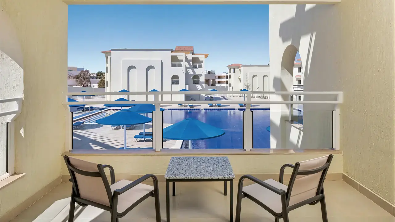 Taras pokoju w Albatros Makadi Resort