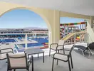 Taras pokoju z widokiem w Albatros Makadi Resort