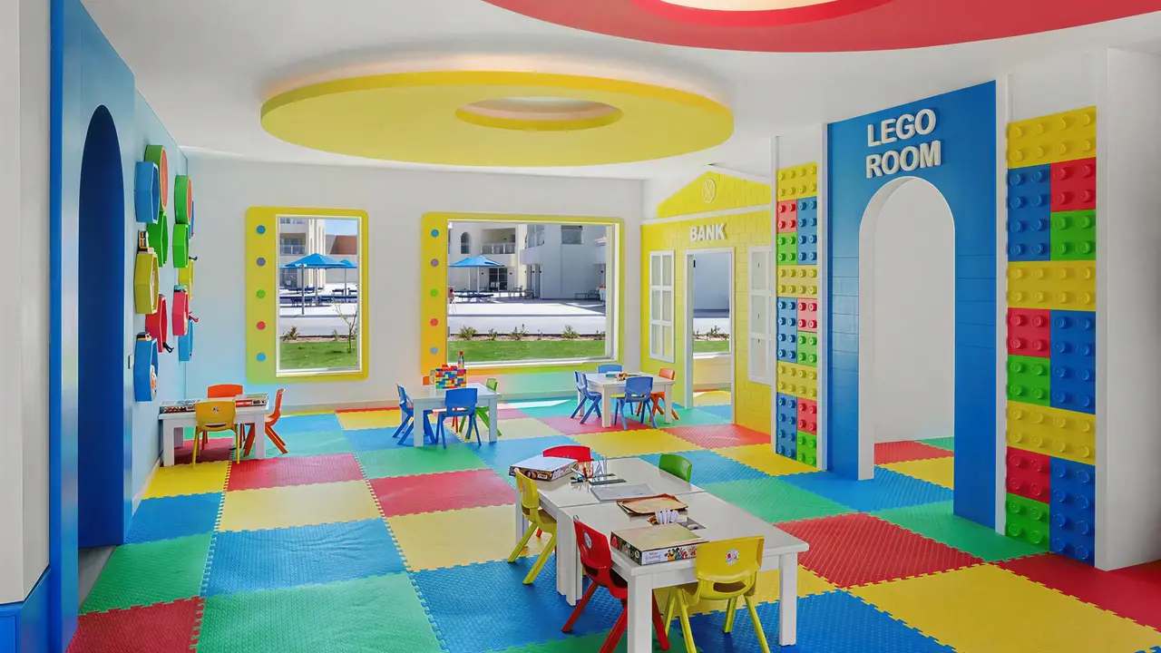 Klub dziecięcy LEGO ROOM w Albatros Makadi Resort