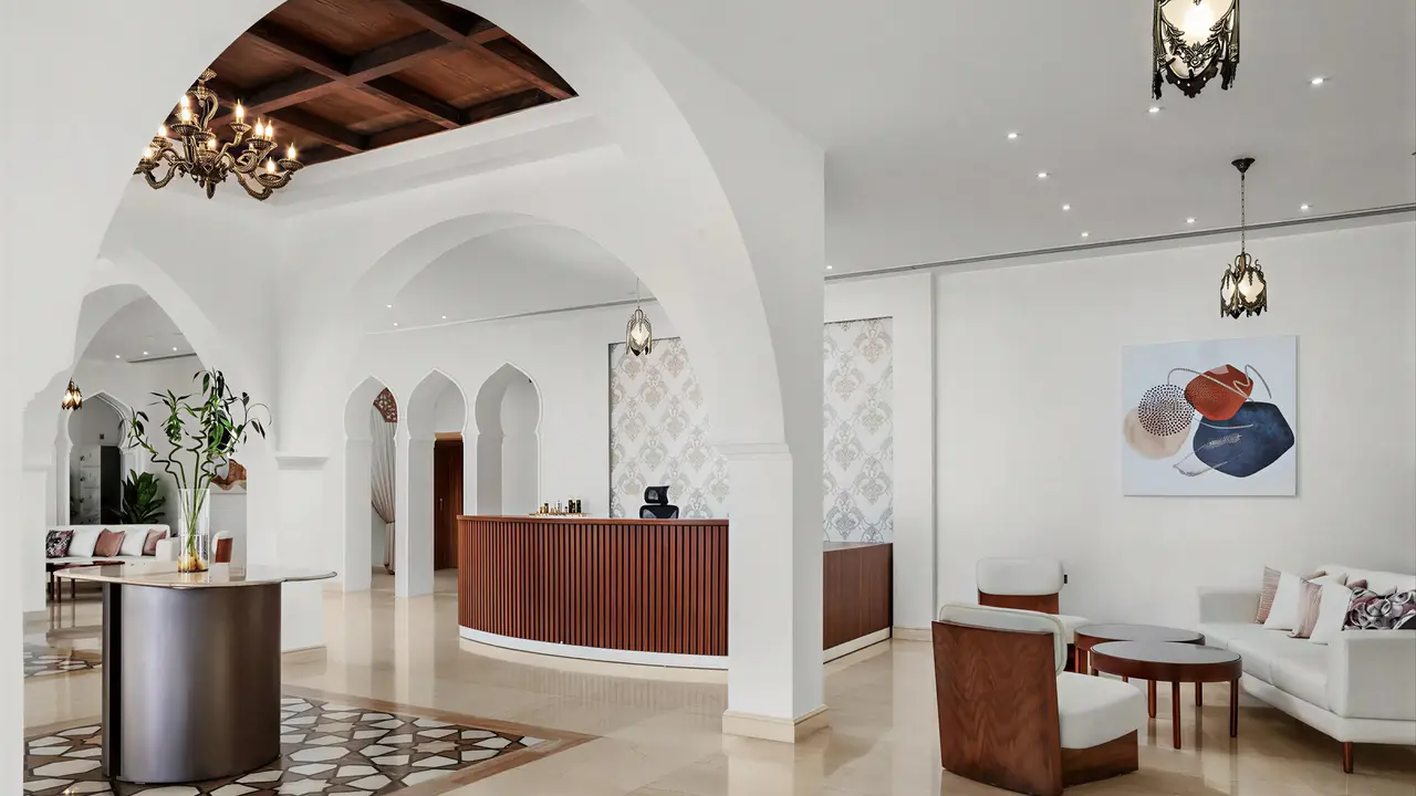 Recepcja i strefa wypoczynkowa w Albatros Makadi Resort