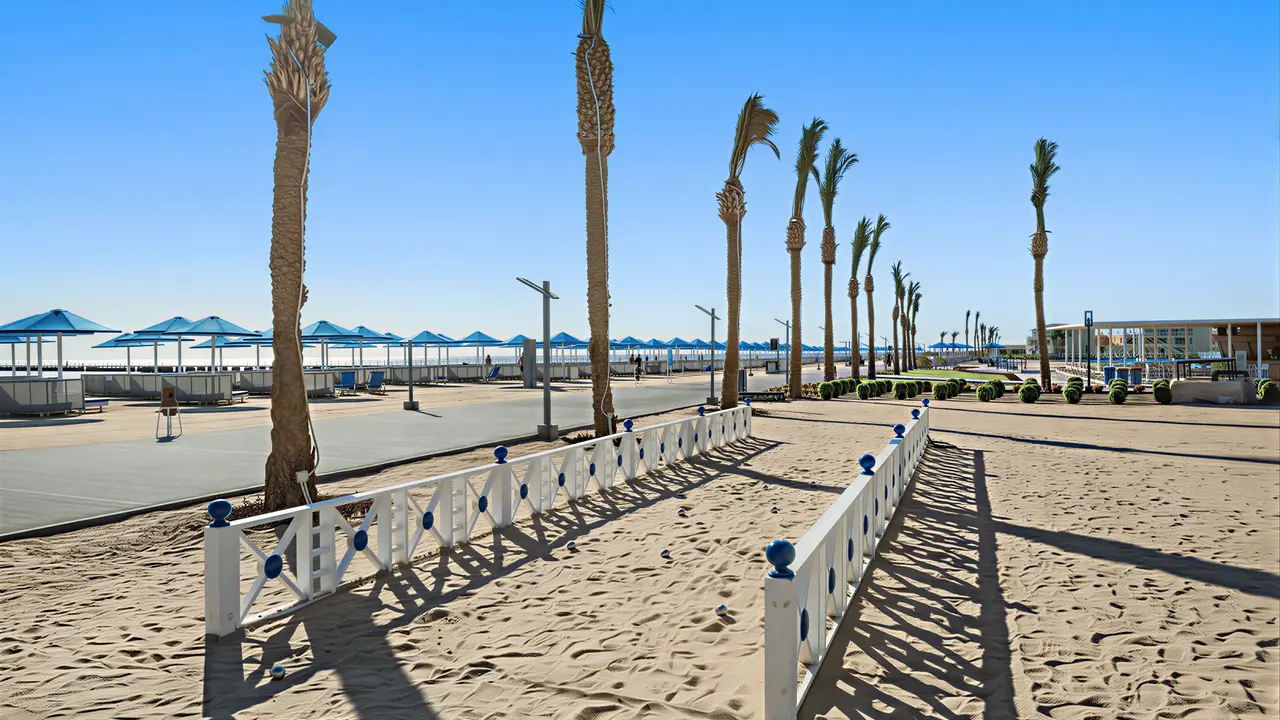 Strefa plażowa przy Albatros Makadi Resort