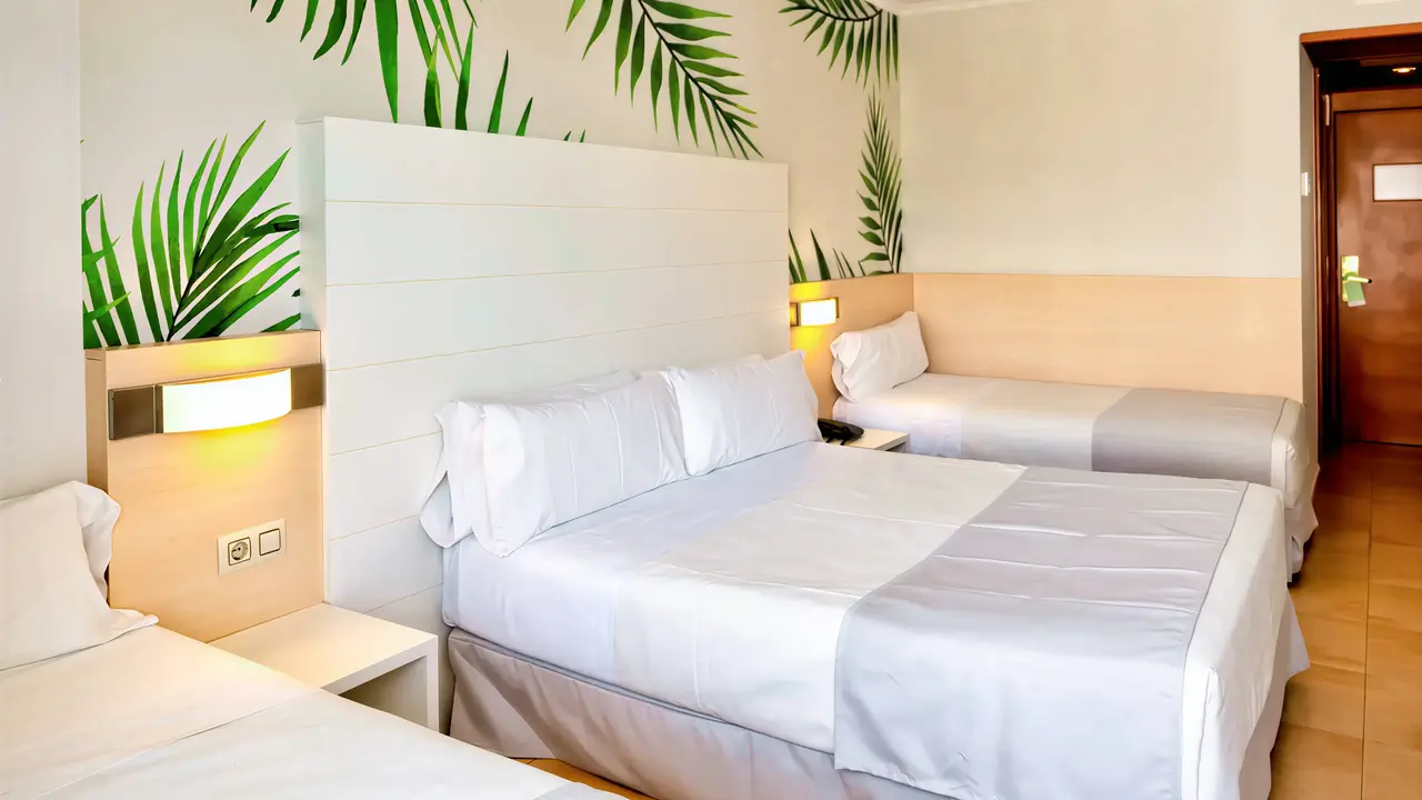 Pokój z łóżkami w hotelu Alegria Florida