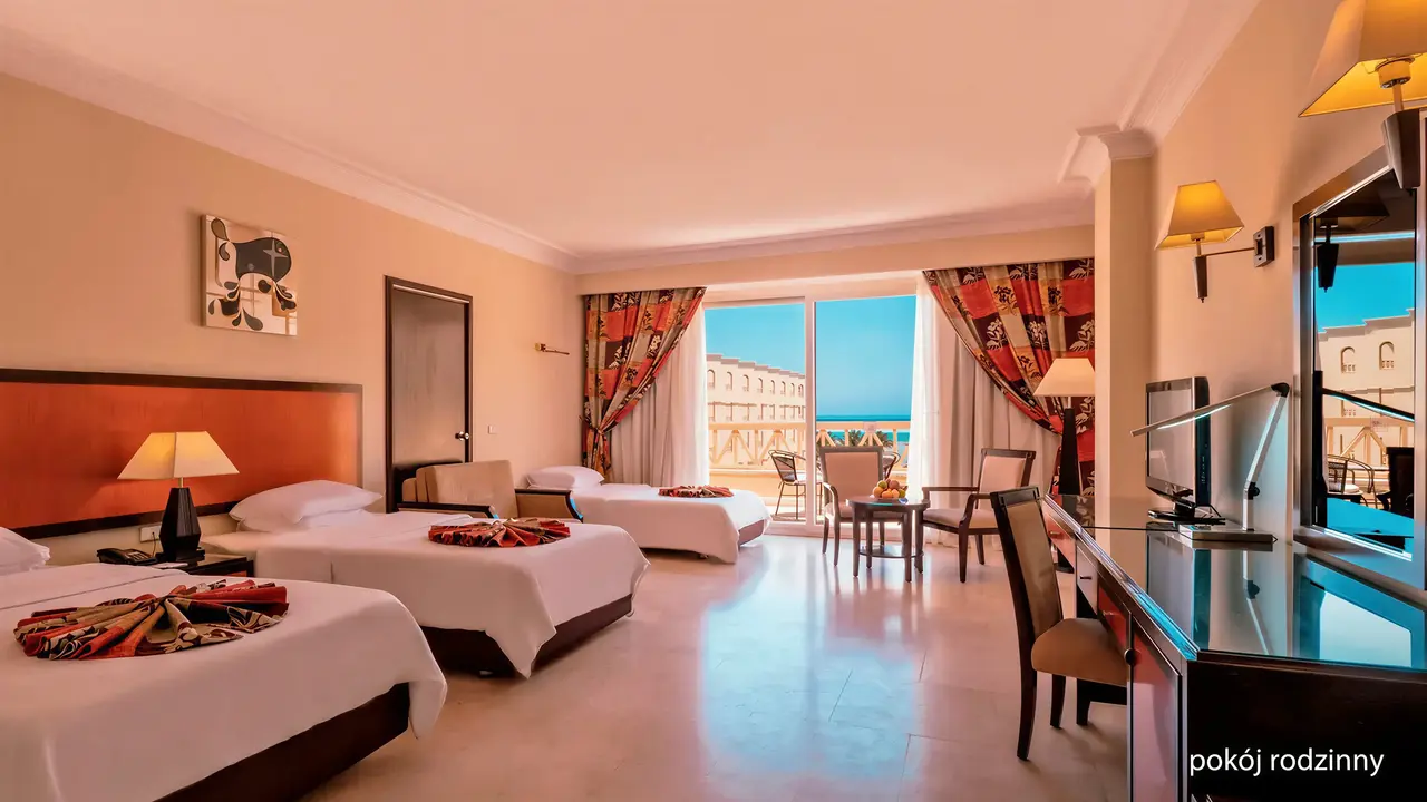 Pokój z łóżkami w hotelu AMC Royal Hotel & Spa