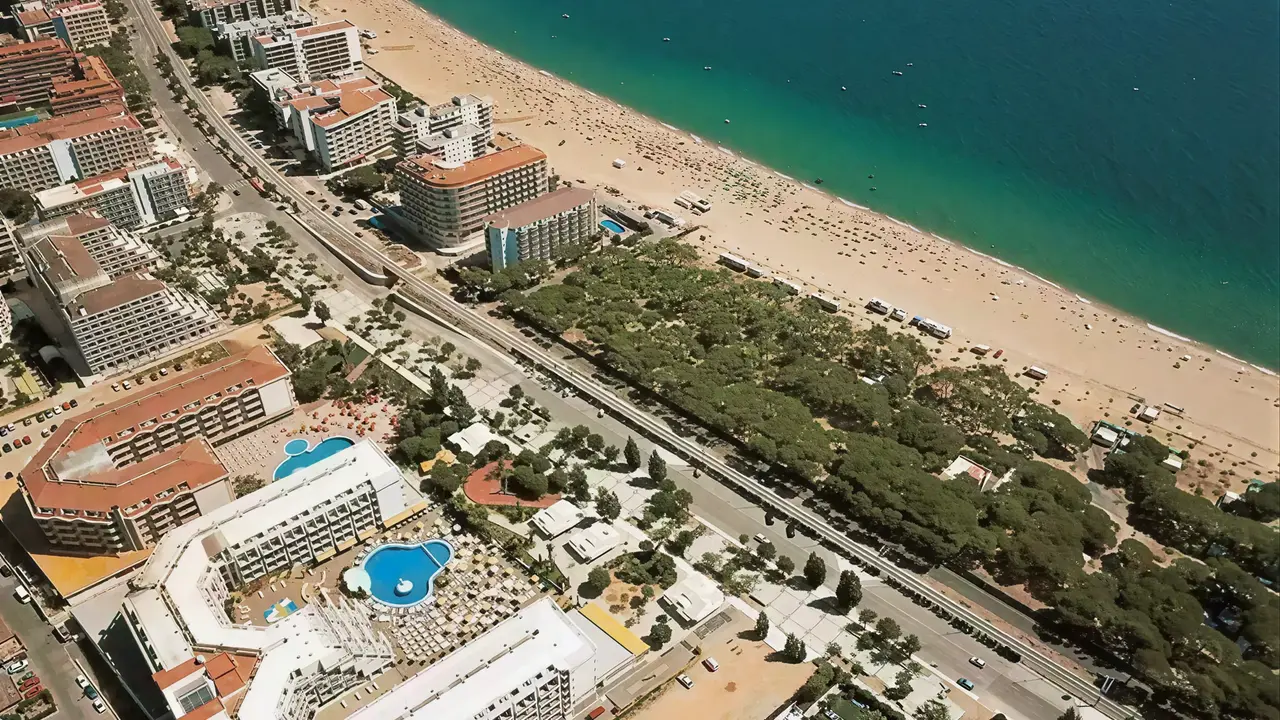 Widok z lotu ptaka na Aqua Aquamarina