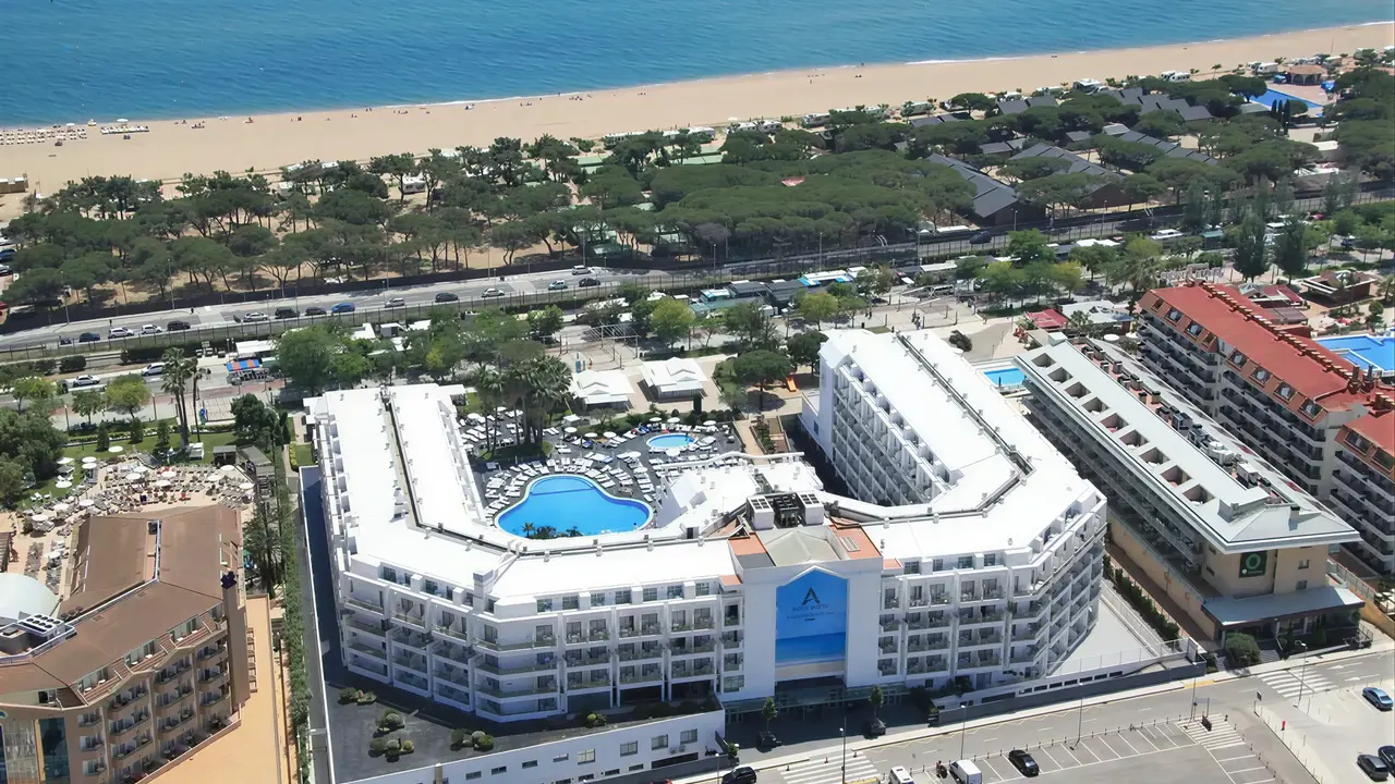 Widok z góry na kompleks Aqua Aquamarina