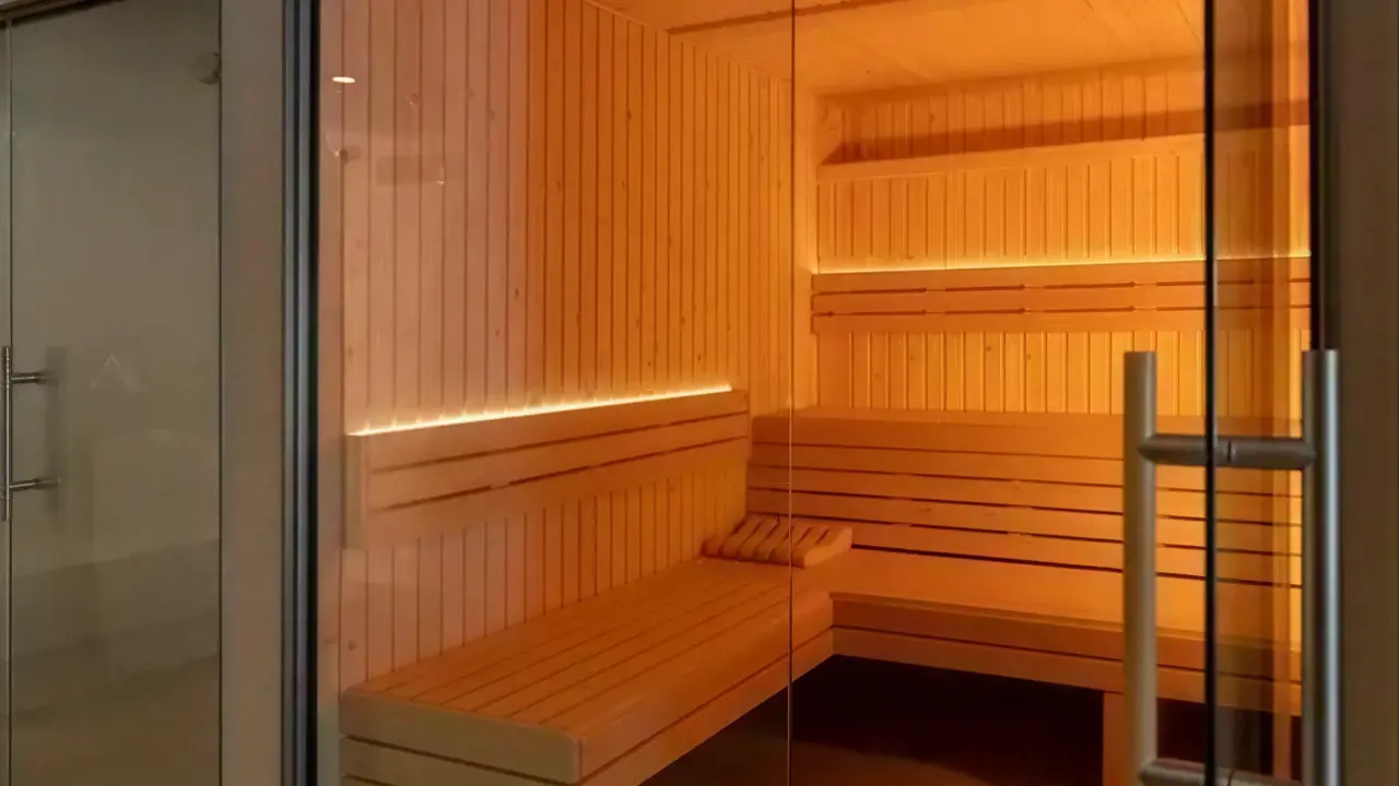 Sauna w obiekcie Aqua The Breeze