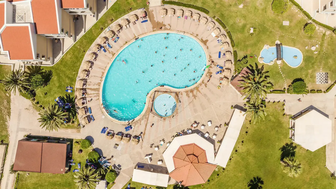 Widok z góry na kompleks Argile Resort & Spa