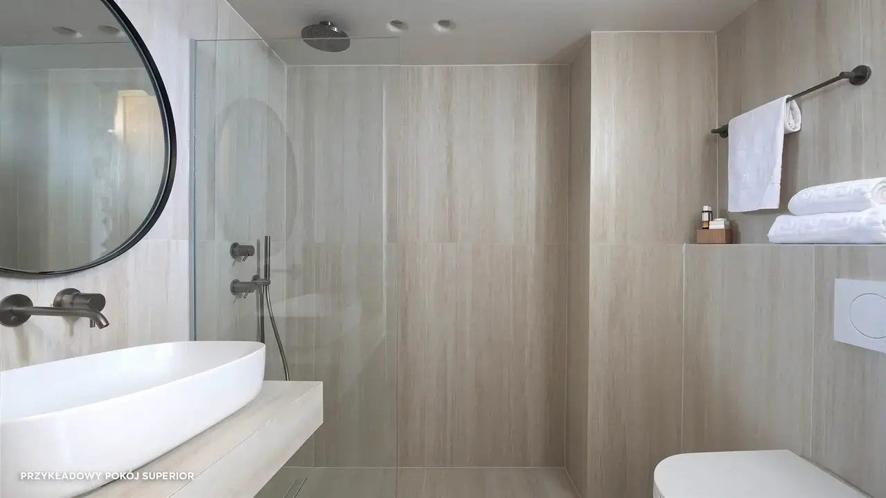 Nowoczesna łazienka w Argile Resort & Spa