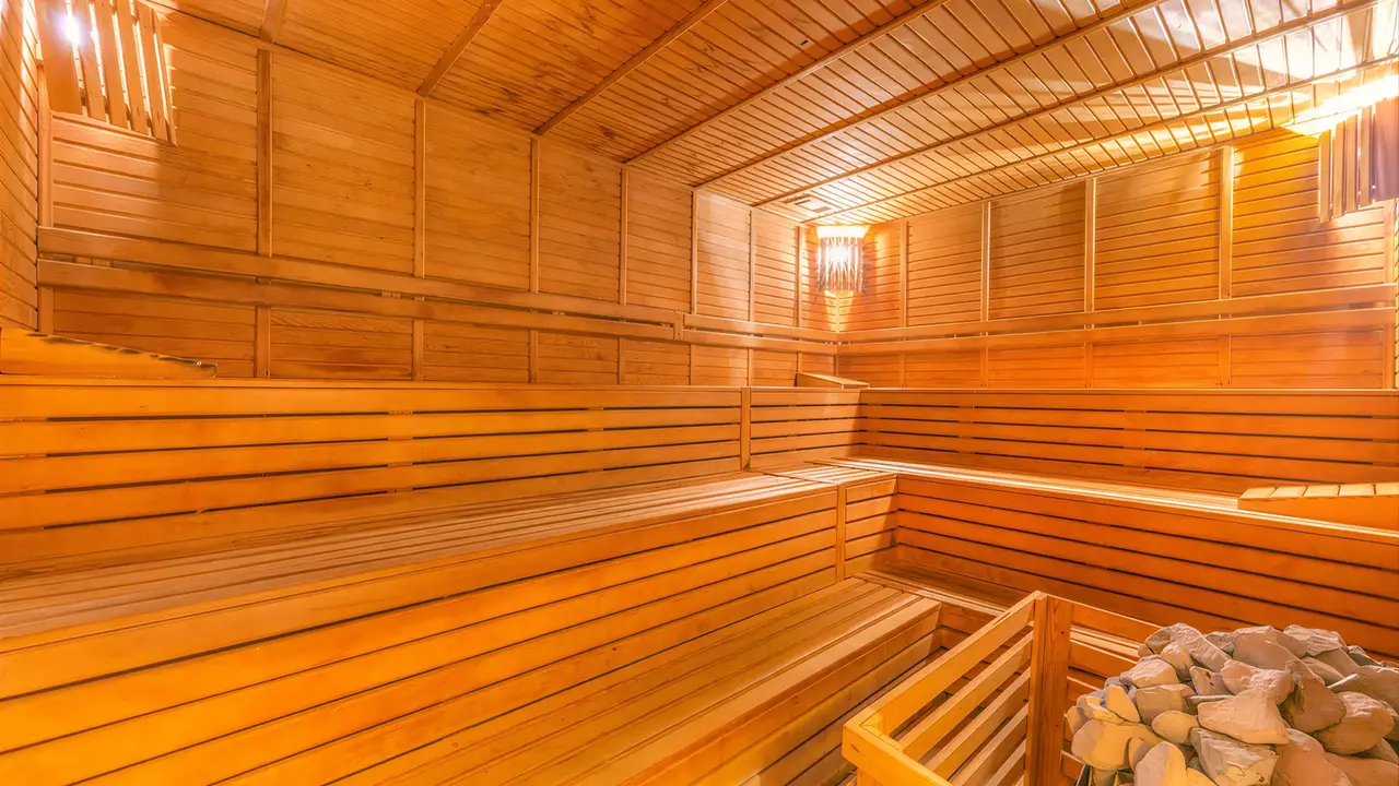 Drewniana sauna w obiekcie Arycanda Kirman Premium