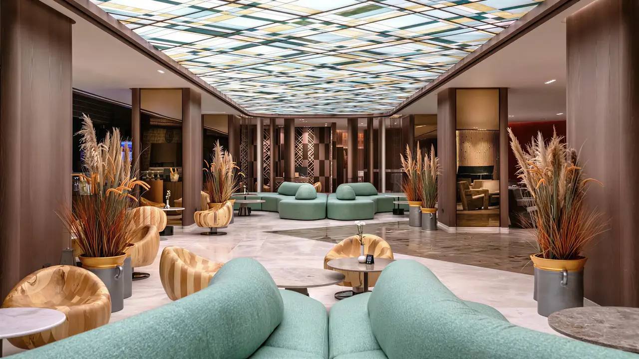 Nowoczesny i elegancki lobby w Arycanda Kirman Premium