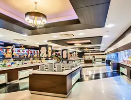 Bufet z jedzeniem w Arycanda Kirman Premium