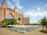Widok na kompleks hotelowy Atlantis The Palm
