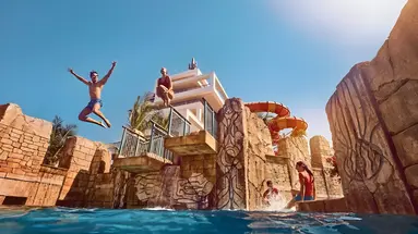 Zjeżdżalnie wodne w Atlantis The Palm