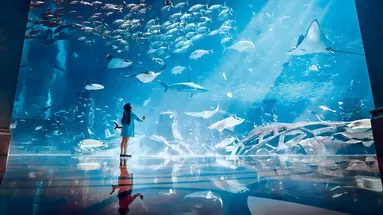 Sala z projekcjami w Atlantis The Palm