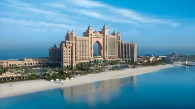 Widok na kompleks Atlantis The Palm