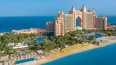 Widok na kompleks Atlantis The Palm