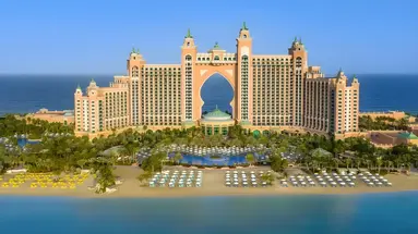 Widok na kompleks Atlantis The Palm