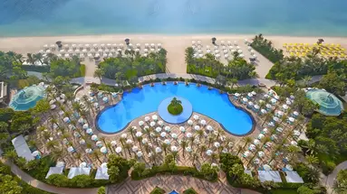 Widok na kompleks Atlantis The Palm