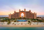 Widok na kompleks hotelowy Atlantis The Palm
