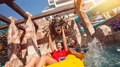 Zjeżdżalnie wodne w Atlantis The Palm