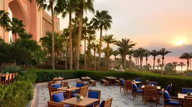 Taras restauracyjny w Atlantis The Palm