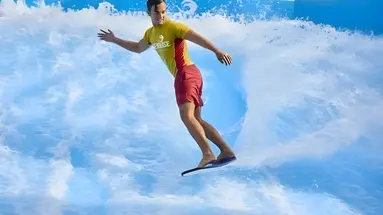 Sztuczna fala do surfingu w Atlantis The Palm