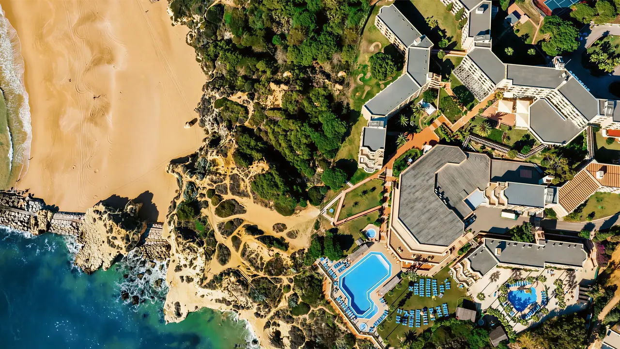 Widok z lotu ptaka na Auramar Beach Resort