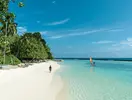 Windsurfing na plaży w Bandos Maldives