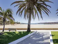 Plaża i palmy w Barcelo Fuerteventura Castillo