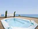 Prywatna wanna jacuzzi w Best Maritim z widokiem