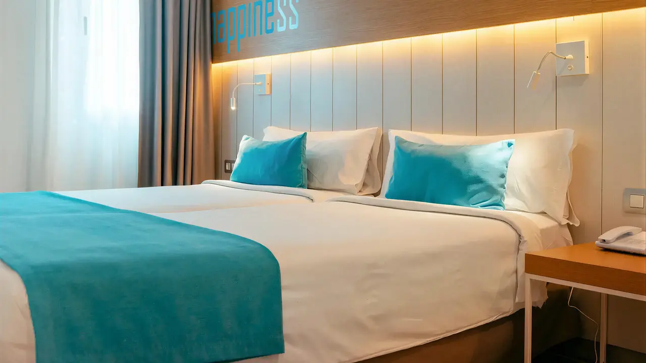 Pokój z łóżkami w hotelu Blue Sea Bahia de Lobos 
